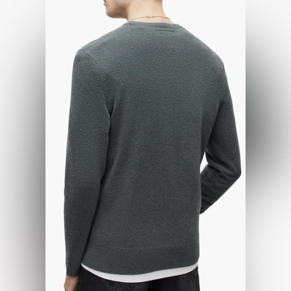 All Saints Lobke Gray and Black Men's Sweater - Picture 4 of 8